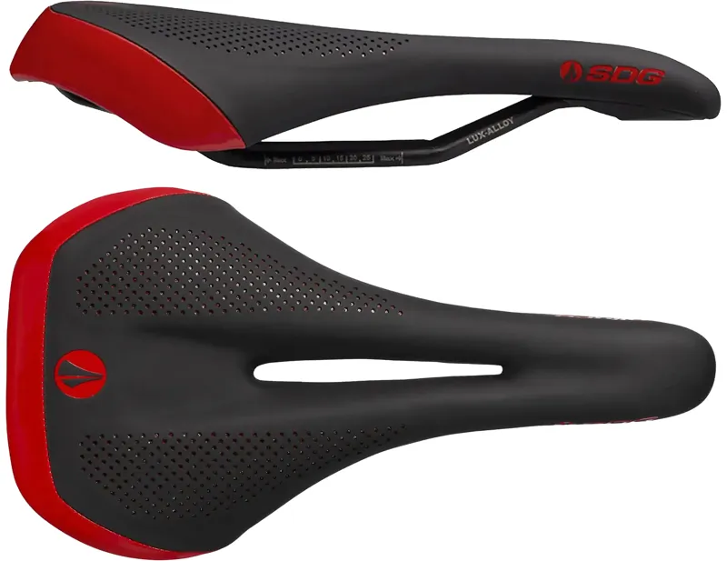 Balfes Bikes Sdg SDG Allure V2 Women's Lux-Alloy Saddle in Black/Red | Free postage over £30, £10 off first order, price match & 0% finance.