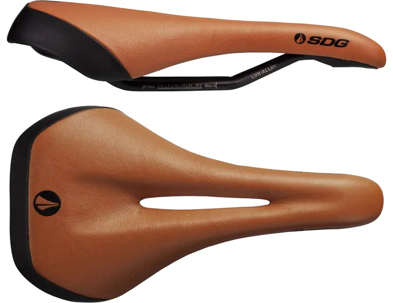 Balfes Bikes Sdg SDG Allure V2 Women's Lux-Alloy Saddle in Brown Leather/Black | Free postage over £30, £10 off first order, price match & 0% finance.