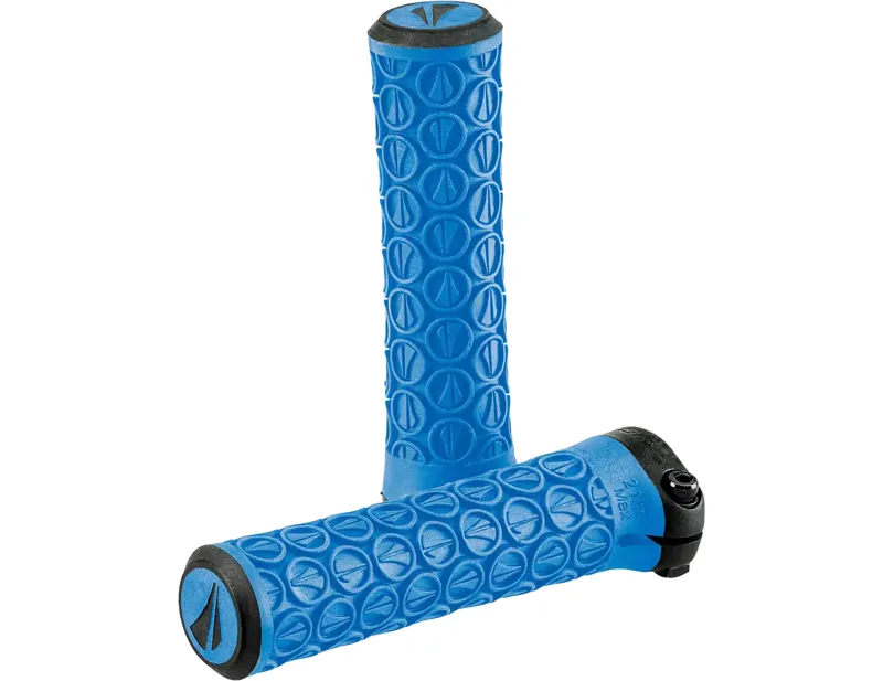 SDG Lock-On Slater JR Grips in Cyan Blue