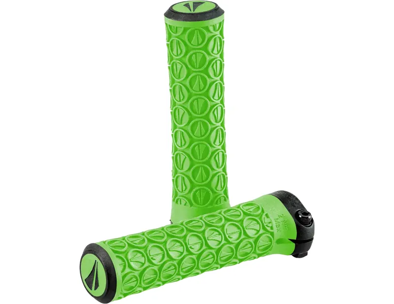 SDG Lock-On Slater JR Grips in Neon Green
