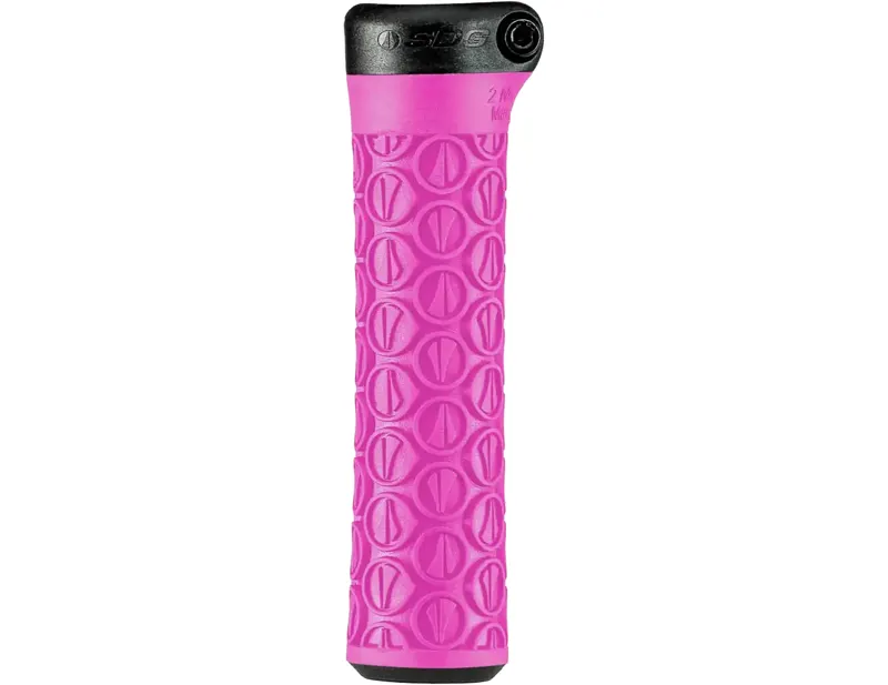 SDG Lock-On Slater JR Grips in Neon Pink-1