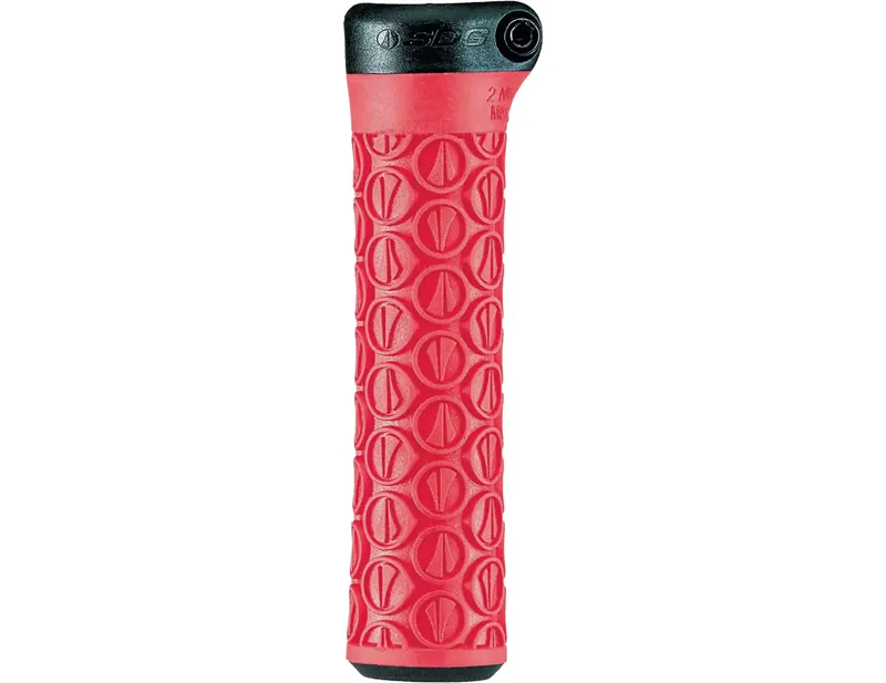 SDG Lock-On Slater JR Grips in Red-1