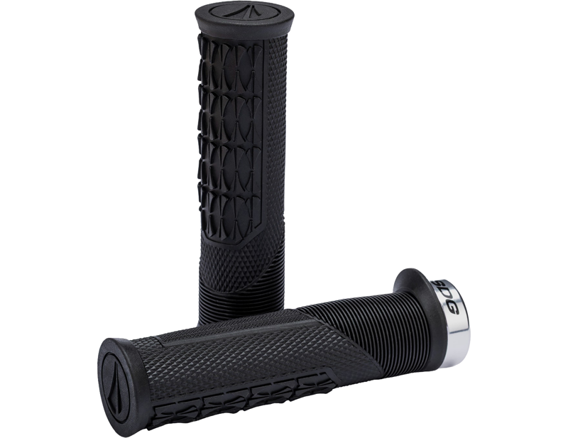 SDG Thrice OC Lock-On Grip in Black/Silver