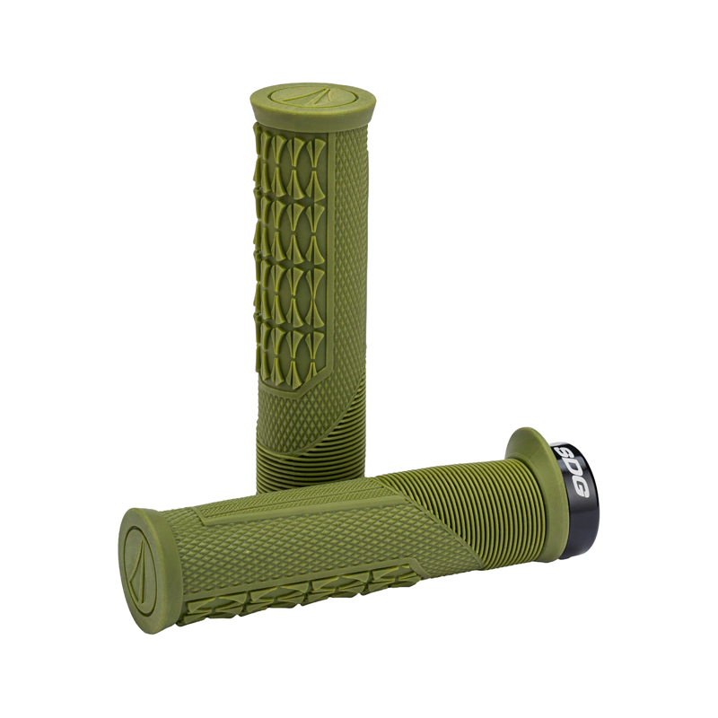 Balfes Bikes Sdg SDG Thrice OC Lock-On Grip in Olive | Free postage over £30, £10 off first order, price match & 0% finance.