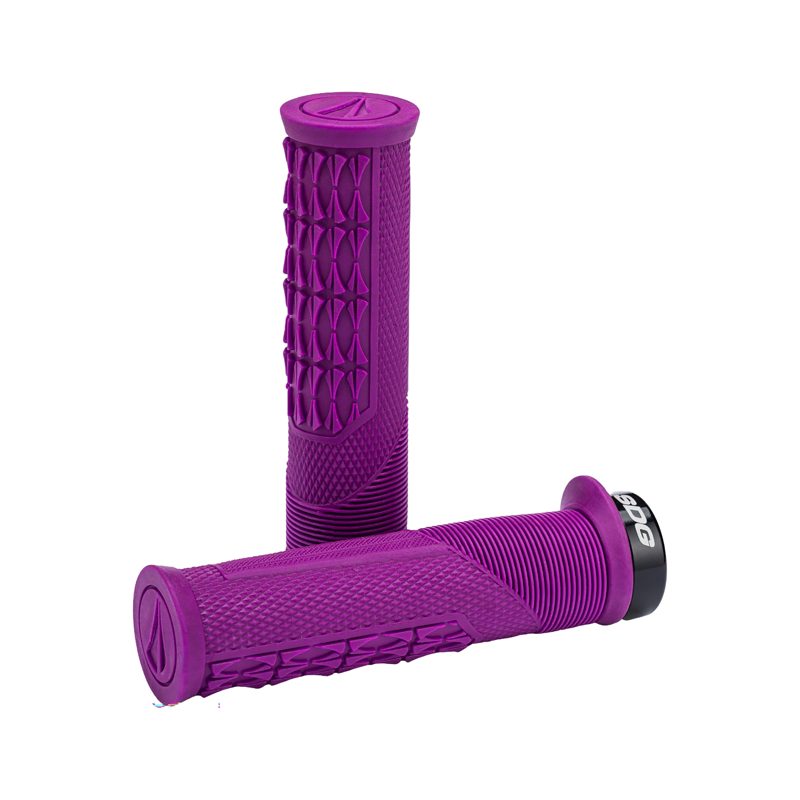 Balfes Bikes Sdg SDG Thrice OC Lock-On Grip in Purple | Free postage over £30, £10 off first order, price match & 0% finance.