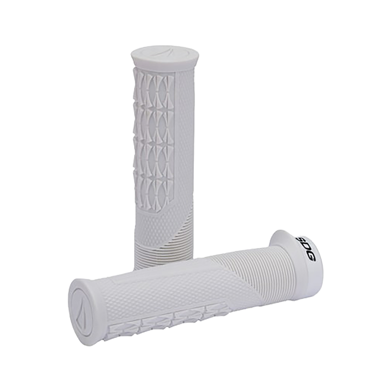 Balfes Bikes Sdg SDG Thrice OC Lock-On Grip in White | Free postage over £30, £10 off first order, price match & 0% finance.