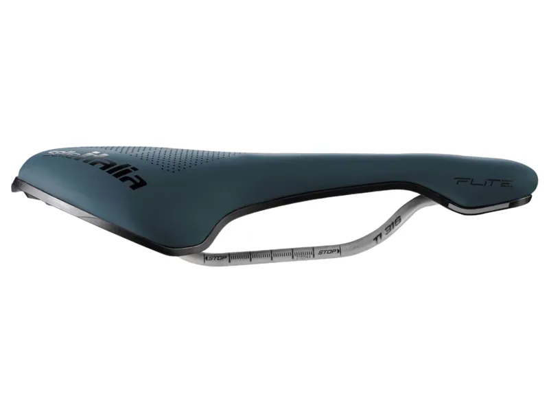 Selle Italia Flite Boost TI316 Superflow Gravel Saddle in Blue Granite-2