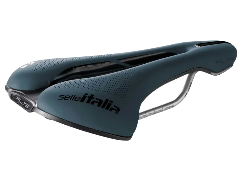 Selle Italia Flite Boost TI316 Superflow Gravel Saddle in Blue Granite-1