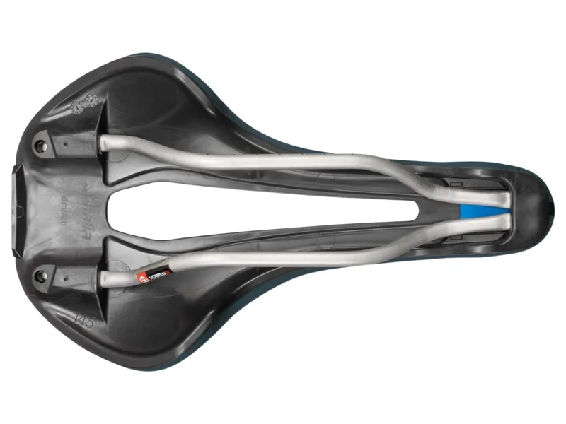 Selle Italia Flite Boost TI316 Superflow Gravel Saddle in Blue Granite-4