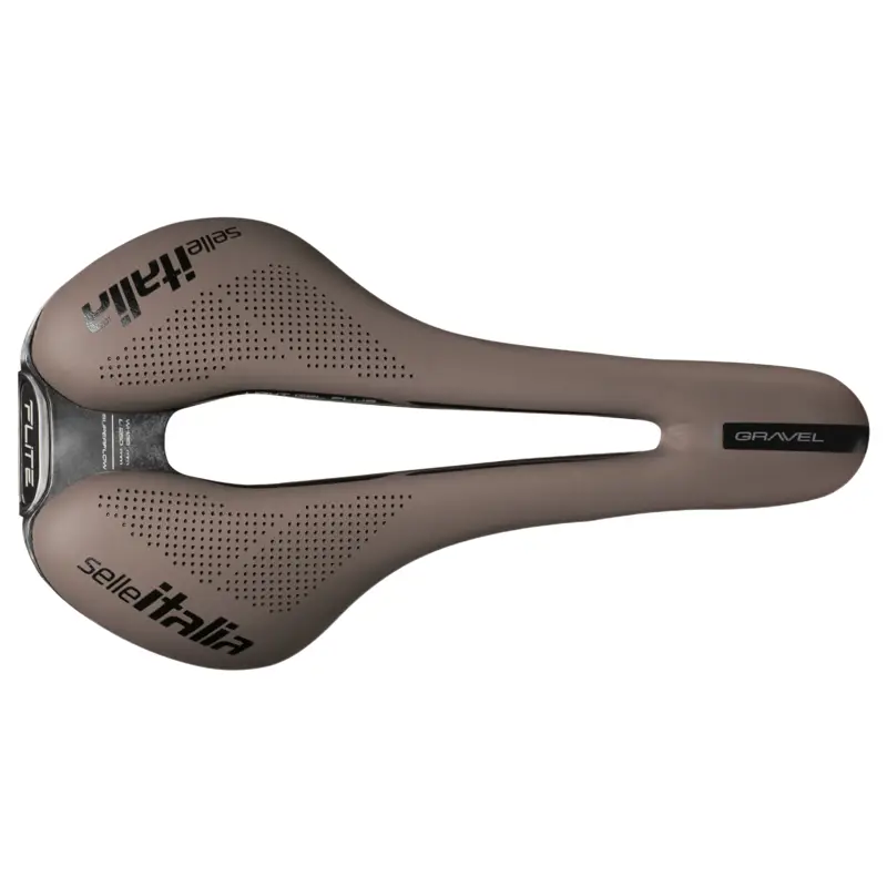 Balfes Bikes Selle Italia Flite Boost TI316 Superflow Gravel Saddle in Mud Brown | Free postage over £30, £10 off first order, price match & 0% finance.