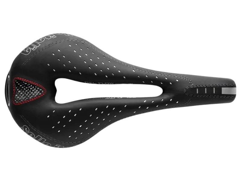 Selle Italia Max Flite Gel TI316 Superflow Saddle in Black