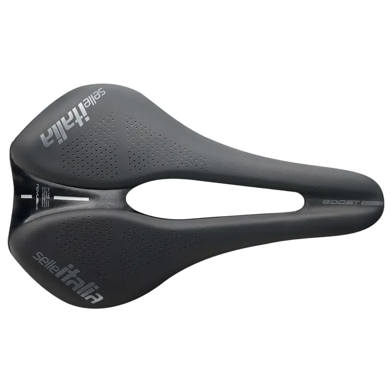 Balfes Bikes Selle Italia Max Novus Evo Boost TI316 Superflow Saddle in Black | Free postage over £30, £10 off first order, price match & 0% finance.