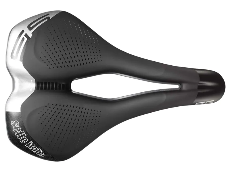 Selle Italia Max S5 Superflow Commuter Saddle in Black Large