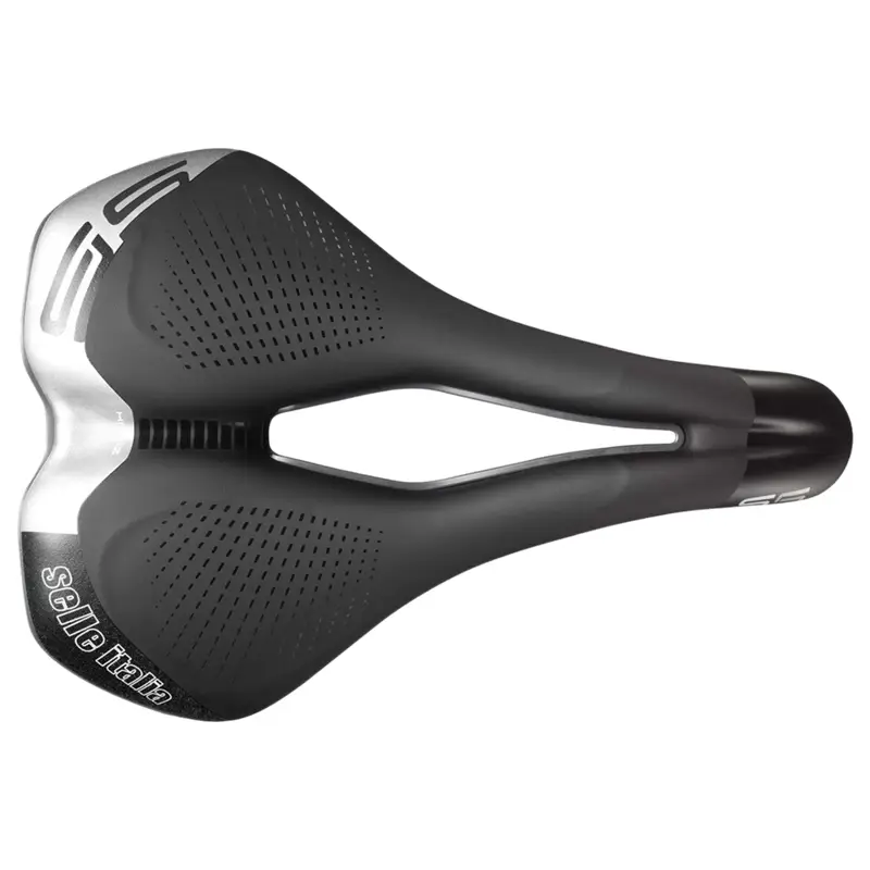 Balfes Bikes Selle Italia Max S5 Superflow Commuter Saddle in Black Large | Free postage over £30, £10 off first order, price match & 0% finance.