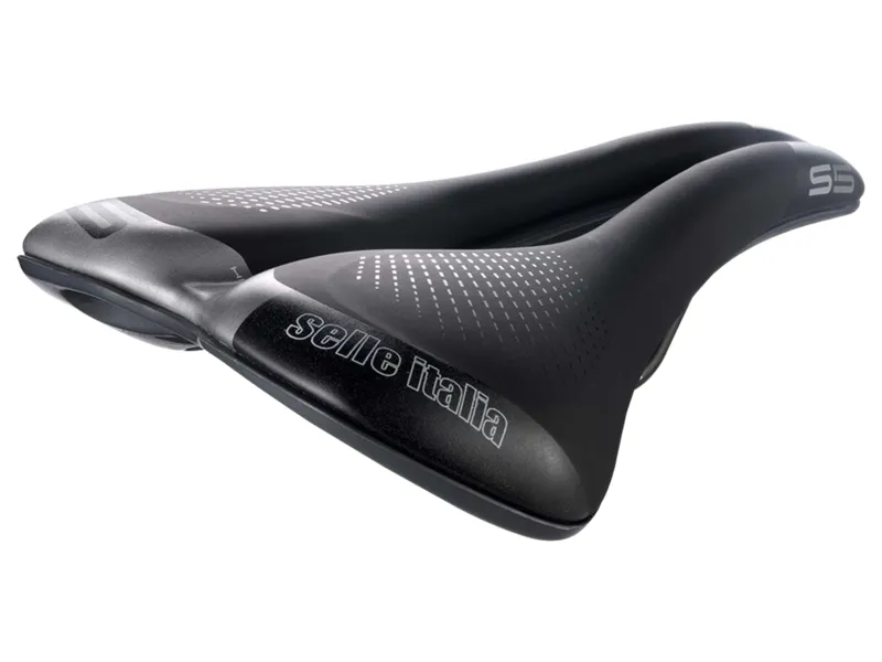 Selle Italia Max S5 Superflow Commuter Saddle in Black Large-2