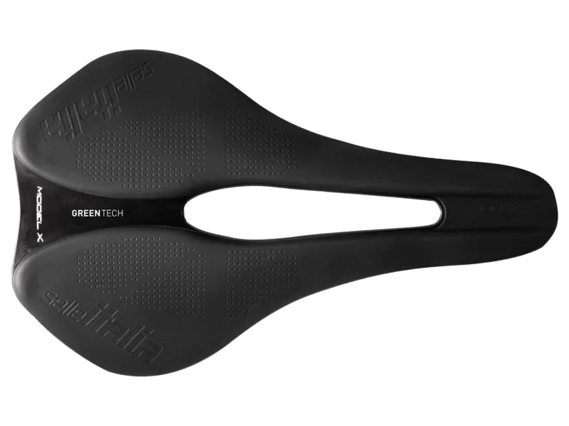 Selle Italia Model-X Green Superflow Edition Saddle in Black Large