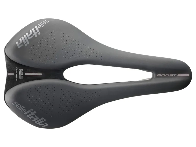Selle Italia Novus Boost Evo TI316 Superflow Saddle in Black