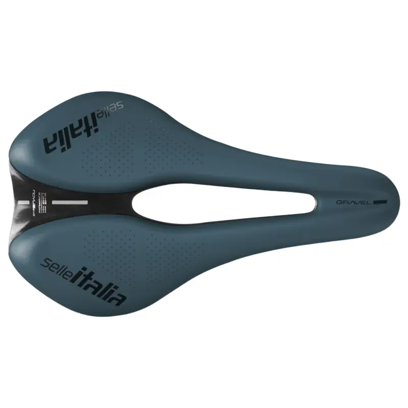 Balfes Bikes Selle Italia Novus Boost Evo TM Superflow Gravel Saddle in Blue Granite Large | Free postage over £30, £10 off first order, price match & 0% finance.