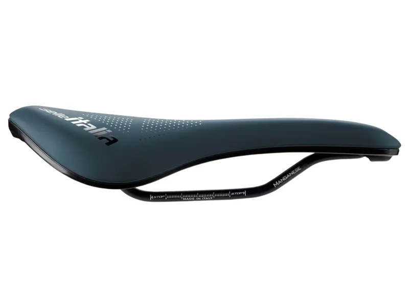 Selle Italia Novus Boost Evo TM Superflow Gravel Saddle in Blue Granite Large-2