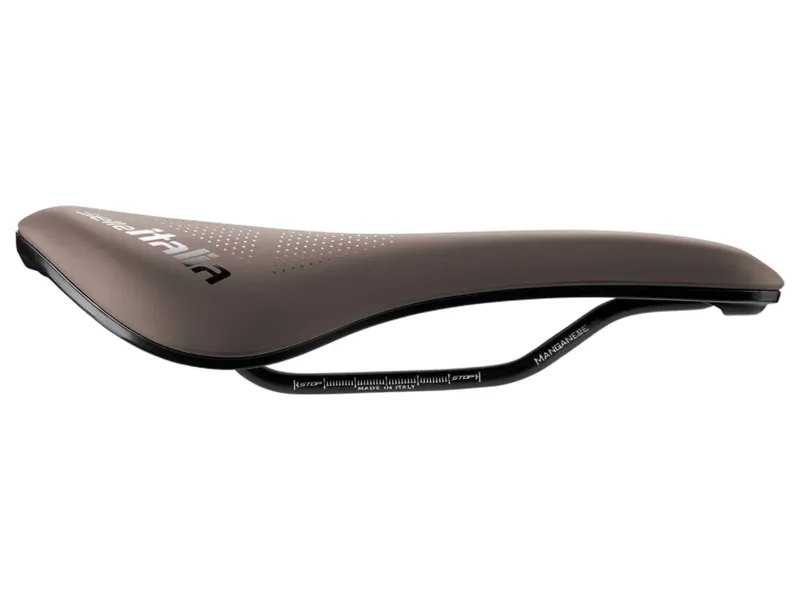 Selle Italia Novus Boost Evo TM Superflow Gravel Saddle in Mud Brown Large-2