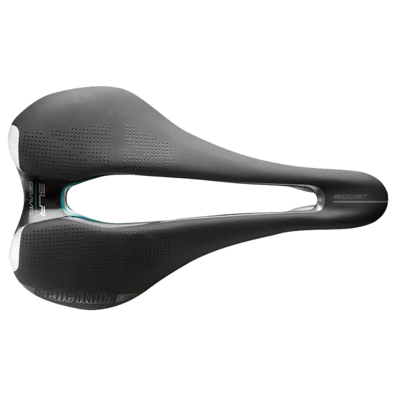 Balfes Bikes Selle Italia SLR Boost Gravel TI316 Superflow Saddle in Black | Free postage over £30, £10 off first order, price match & 0% finance.