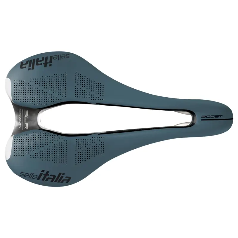 Balfes Bikes Selle Italia SLR Boost Gravel TI316 Superflow Saddle in Blue Granite | Free postage over £30, £10 off first order, price match & 0% finance.