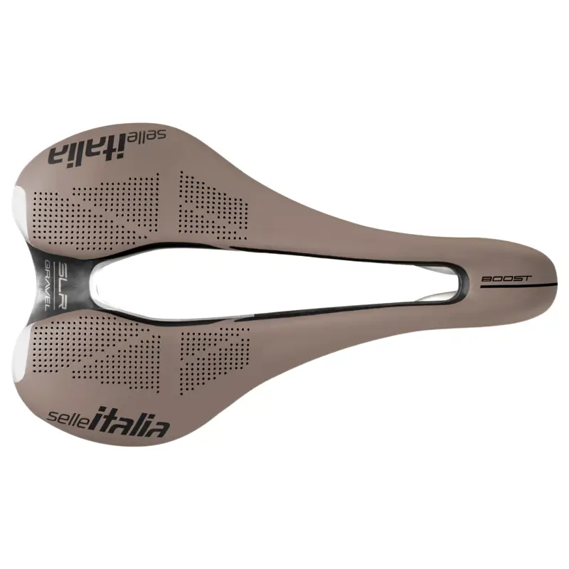 Balfes Bikes Selle Italia SLR Boost Gravel TI316 Superflow Saddle in Mud Brown | Free postage over £30, £10 off first order, price match & 0% finance.
