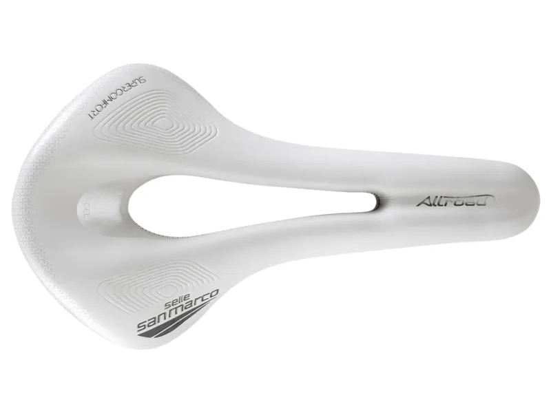 Selle San Marco Allroad Supercomfort L3 Racing Saddle in Ice Grey Large
