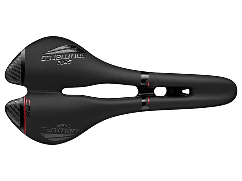 Selle San Marco Aspide Open-Fit Carbon FX Saddle in Black