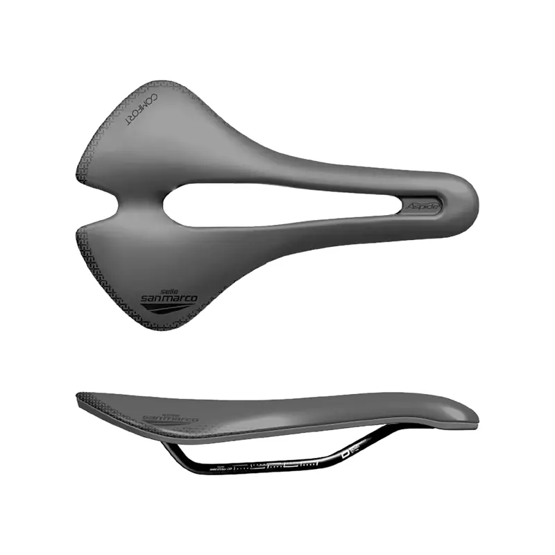 Balfes Bikes Selle San Marco Aspide Short Comfort Dynamic Saddle in Black | Free postage over £30, £10 off first order, price match & 0% finance.