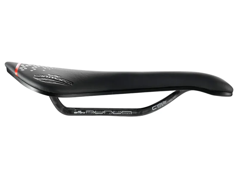 Selle San Marco Aspide Short Open-Fit Carbon Fx Saddle in Black-1