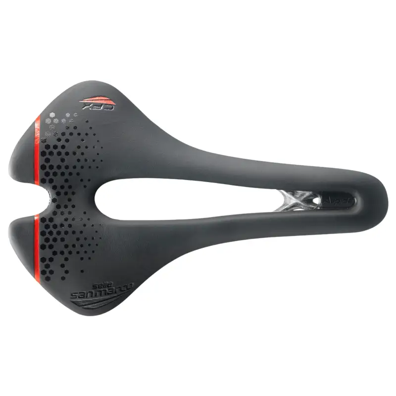 Balfes Bikes Selle San Marco Aspide Short Open-Fit Carbon Fx Saddle in Black | Free postage over £30, £10 off first order, price match & 0% finance.