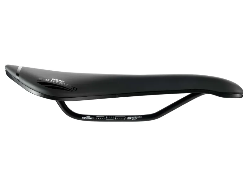 Selle San Marco Aspide Short Open-Fit Sport Saddle in Black-1