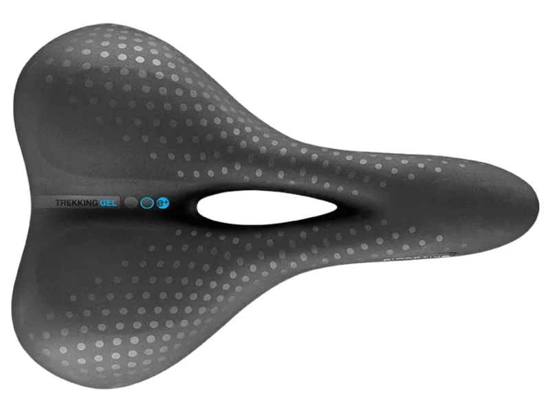 Selle San Marco Bioaktive Trekking Open Fit Gel Saddle in Black