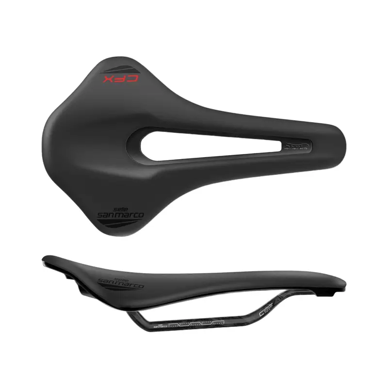 Balfes Bikes Selle San Marco Shortfit 2.0 Carbon FX Saddle in Black | Free postage over £30, £10 off first order, price match & 0% finance.