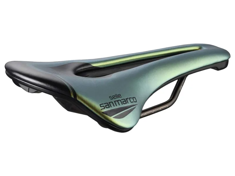Selle San Marco Shortfit 2.0 Racing Saddle in Iridescent Gold-2