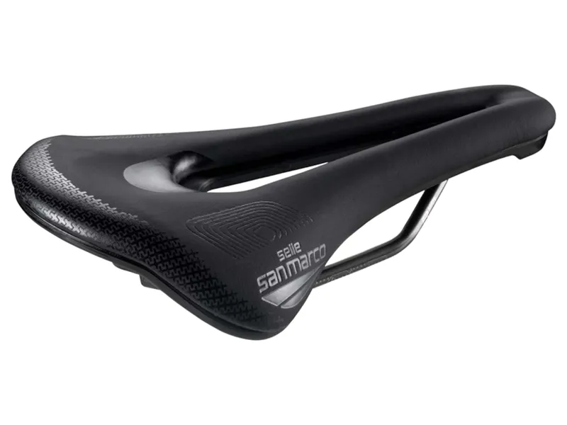 Selle San Marco Shortfit 2.0 Supercomfort Racing Saddle in Black-1