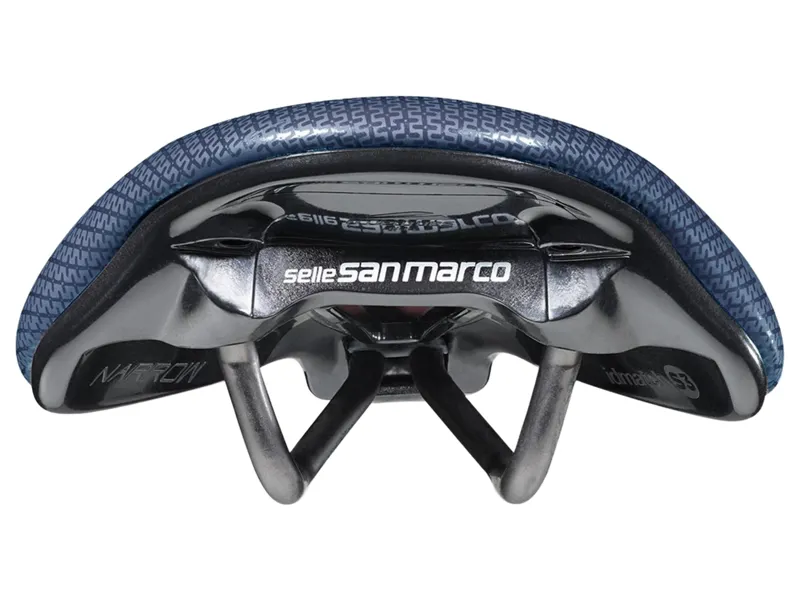 Selle San Marco Shortfit 2.0 Supercomfort Racing Saddle in Blue-4