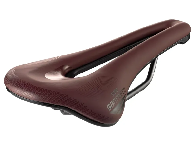 Selle San Marco Shortfit 2.0 Supercomfort Racing Saddle in Red-2