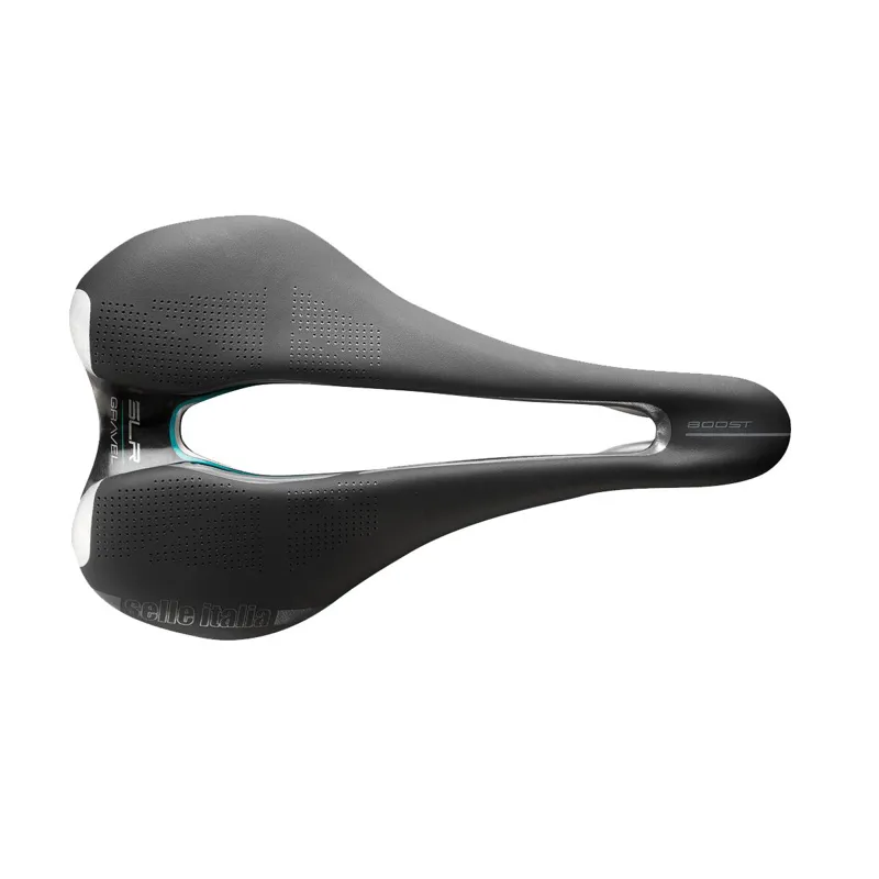 Balfes Bikes Selle Italia SLR Boost Gravel TI316 Superflow Saddle in Black | Free postage over £30, £10 off first order, price match & 0% finance.