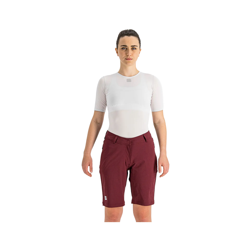 Balfes Bikes Sportful Giara Women's Baggy Short in Red Wine | Free postage over £30, £10 off first order, price match & 0% finance.