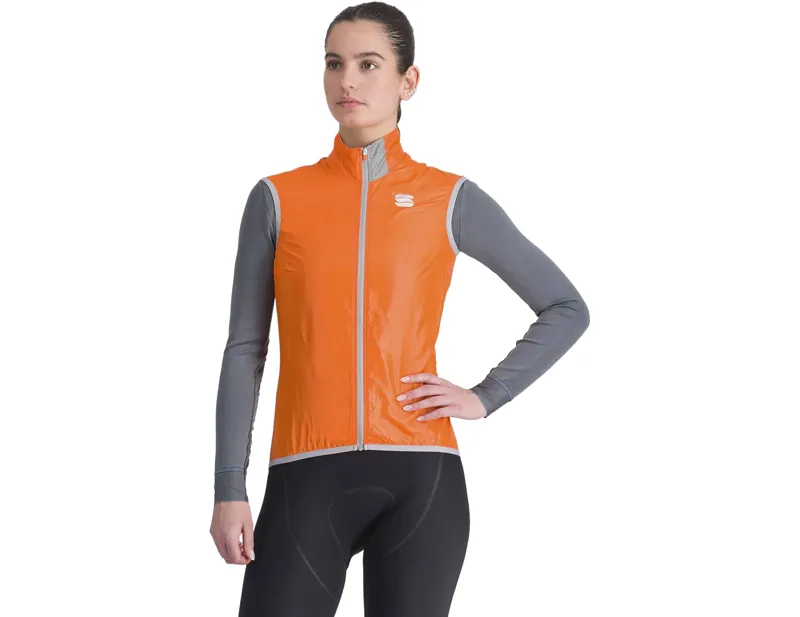 Balfes Bikes Sportful Hot Pack Easylight Women's Gilet in Orange SDR | Free postage over £30, £10 off first order, price match & 0% finance.