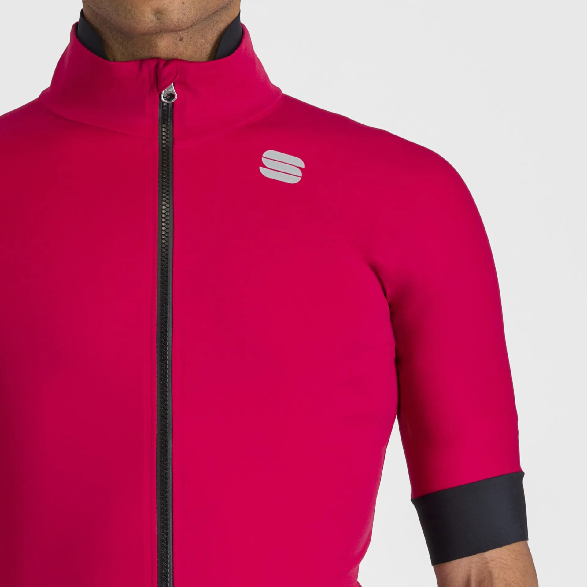Red Rumba Short Sportful Fiandre Pro Short Sleeve Jersey in Red Rumba