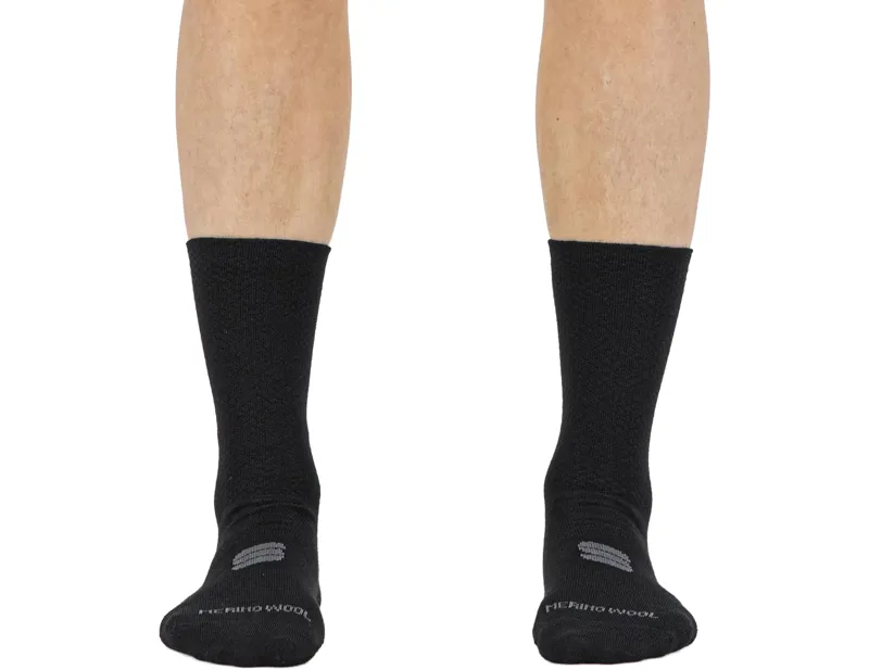 Balfes Bikes Sportful Merino Women's Socks in Black/Anthracite | Free postage over £30, £10 off first order, price match & 0% finance.