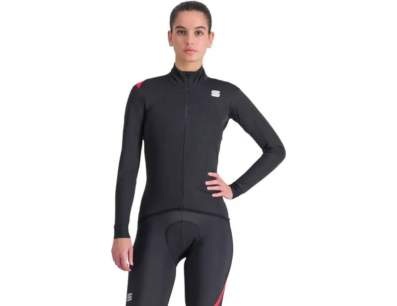 Balfes Bikes Sportful Fiandre Light Norain Women's Long Sleeve Jersey in Black | Free postage over £30, £10 off first order, price match & 0% finance.