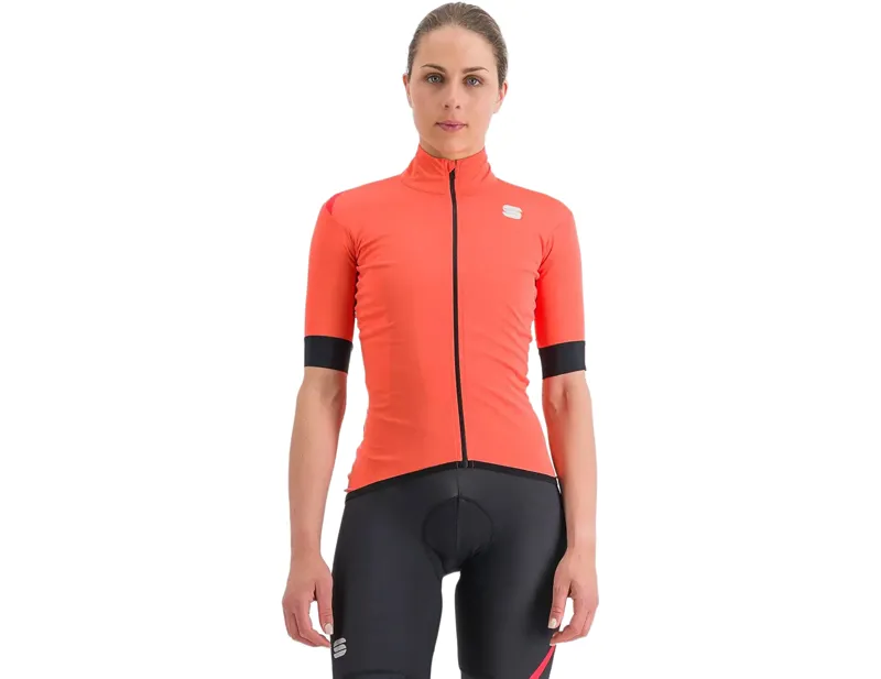 Balfes Bikes Sportful Fiandre Light Norain Women's Short Sleeve Jersey in Pompelmo | Free postage over £30, £10 off first order, price match & 0% finance.