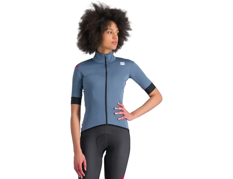 Balfes Bikes Sportful Fiandre Light Norain Women's Short Sleeve Jersey in Blue Sea | Free postage over £30, £10 off first order, price match & 0% finance.