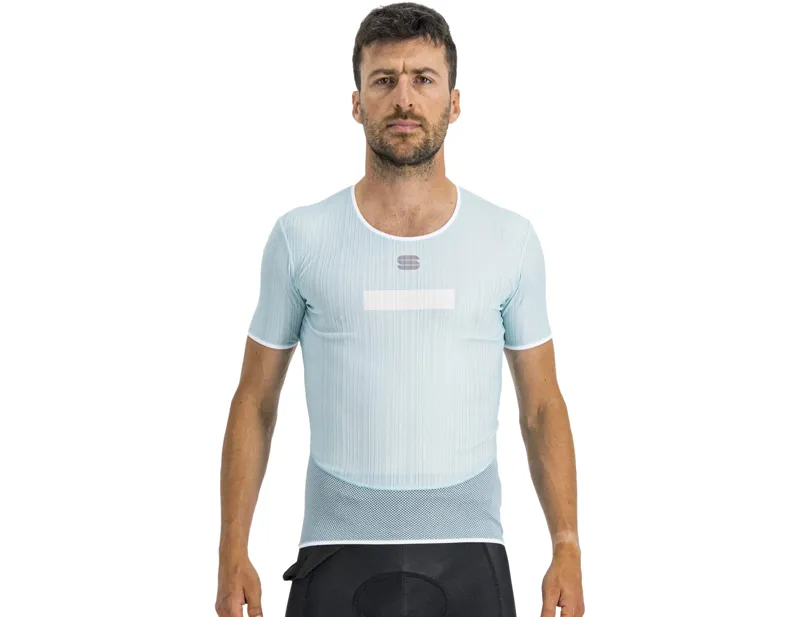Balfes Bikes Sportful Pro Short Sleeve Base Layer in Blue Sky/White | Free postage over £30, £10 off first order, price match & 0% finance.