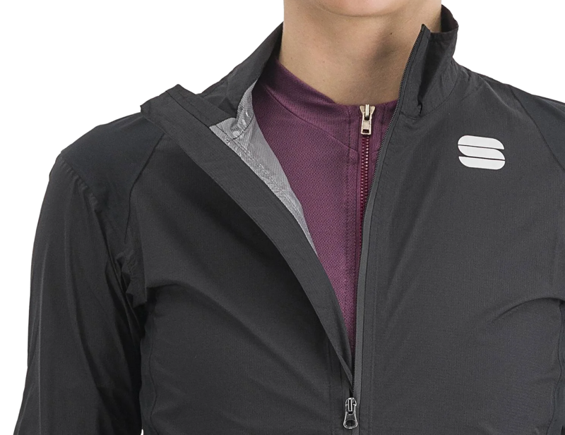 Sportful Hot Pack No Rain Women's Jacket in Black-2
