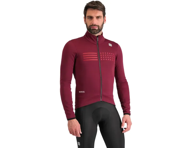Balfes Bikes Sportful Tempo Long Sleeve Jersey in Red Wine | Free postage over £30, £10 off first order, price match & 0% finance.